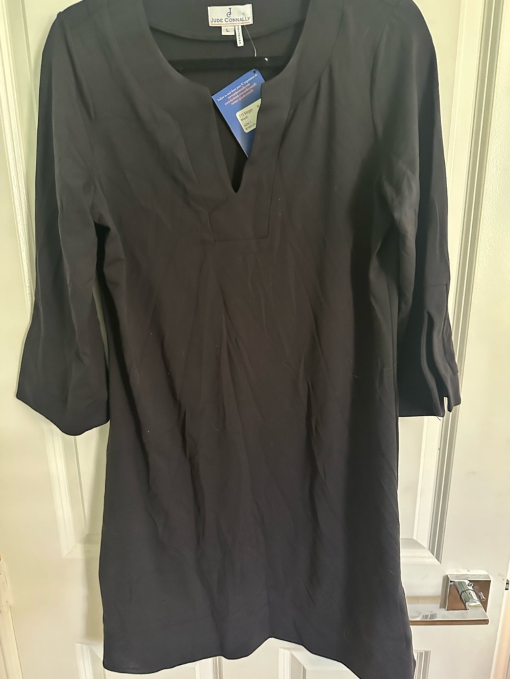Jude Connally Black V-Neck Tunic